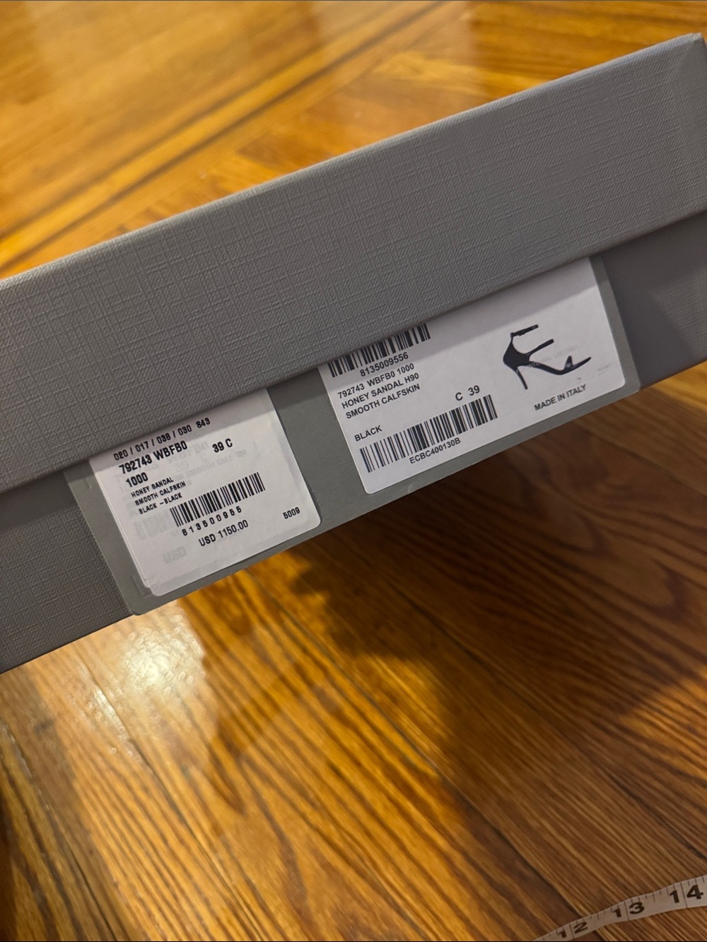 Balenciaga Light Gray Logo Gift Box - Picture 2 of 2